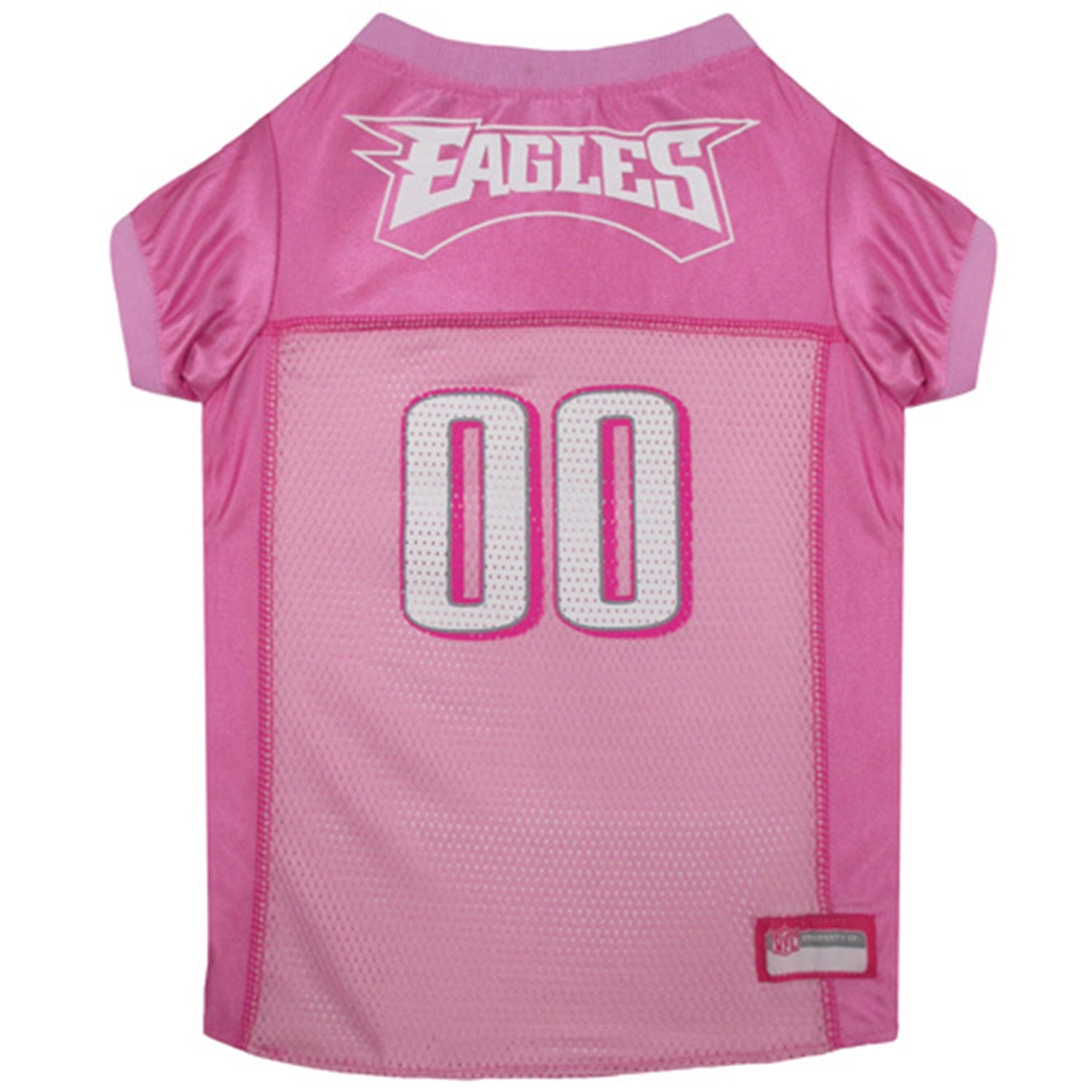 Pets First NFL Philadelphia Eagles Pink Jersey for DOGS CATS Licensed Football Jerseys Small