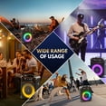 thumbnail image 5 of JYX Karaoke Machine for Adults, Home Karaoke Speaker System with 2 Microphones, Portable Bluetooth Speaker with DJ Lights, Reverb Adjustment, S68, 5 of 11