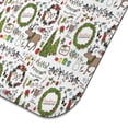 thumbnail image 5 of White Christmas Wreath Pattern Dish Drying Mat for Kitchen 1 Pack, Ultra Absorbent Microfiber Dishes Drainer Mats,16x18in(41x46cm), 5 of 6