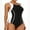 Bla/Whi, variant on Charmo One Piece Athletic Racerback Swimsuit Women Slimming Bathing Suits Color Block Training Swimwear for Women