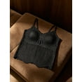 thumbnail image 2 of Livona Women's Lace Cami Top - Adjustable Spaghetti Straps Wireless Comfort Padded Tank for Sleep Lounge, 2 of 5