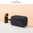 thumbnail image 5 of Bolsa de aseo para hombre, bolsas de afeitar de viaje, Kit Dopp de nailon, bolsa de gimnasio para lavar,, 5 of 5