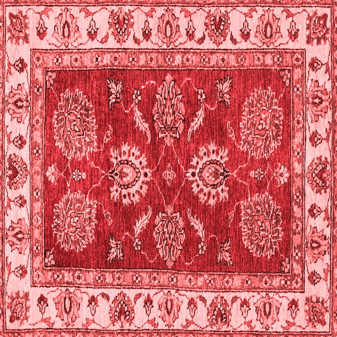 Small Red Rug Square Ahgly Company Machine Washable Indoor Square Oriental Red Traditional ...