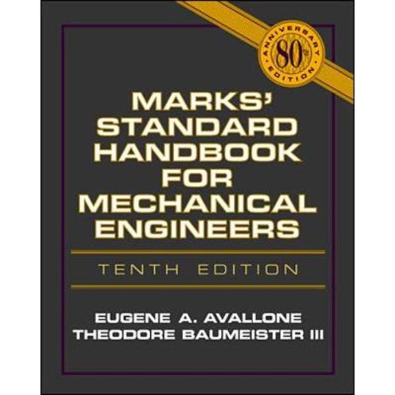 Pre-Owned Marks' Standard Handbook for Mechanical Engineers, 9780070049970, 0070049971, Hardcover, 10 edition