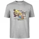 thumbnail image 4 of Camiseta de verano retro con letras simples para hombre, 100 % algodón, cómoda, transpirable, informal, a la moda, ropa de calle para exteriores para hombre, 4 of 5