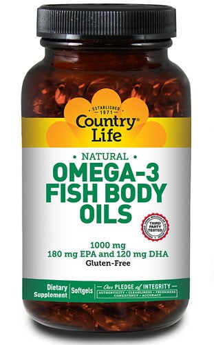 Country Life Omega-3 Mood Support, 2000mg, 180ct - Walmart.com