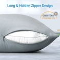 thumbnail image 7 of Quntis Pillowcases, 2 Pack Ultra Cooling Pillowcases with Japanese Arc-Chill Q-max 0.55 Cooling Fiber, Fit Standard & Queen Size Pillows, Anti-Static Perfect for Hair/Skin, Night Sweat-Gray, 7 of 7
