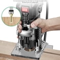 thumbnail image 2 of MOMOJIA Industrial 12.7mm Double Bearing Rabbeting Router Bit 1/2Inch Shank for Woodworking and Composite Materials Smooth Cut, 2 of 7