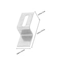 thumbnail image 2 of LOLIPPYY 1 Set Sink Repair Kit Iron Square Design for Undermount Kitchen Sinks, 2 of 6