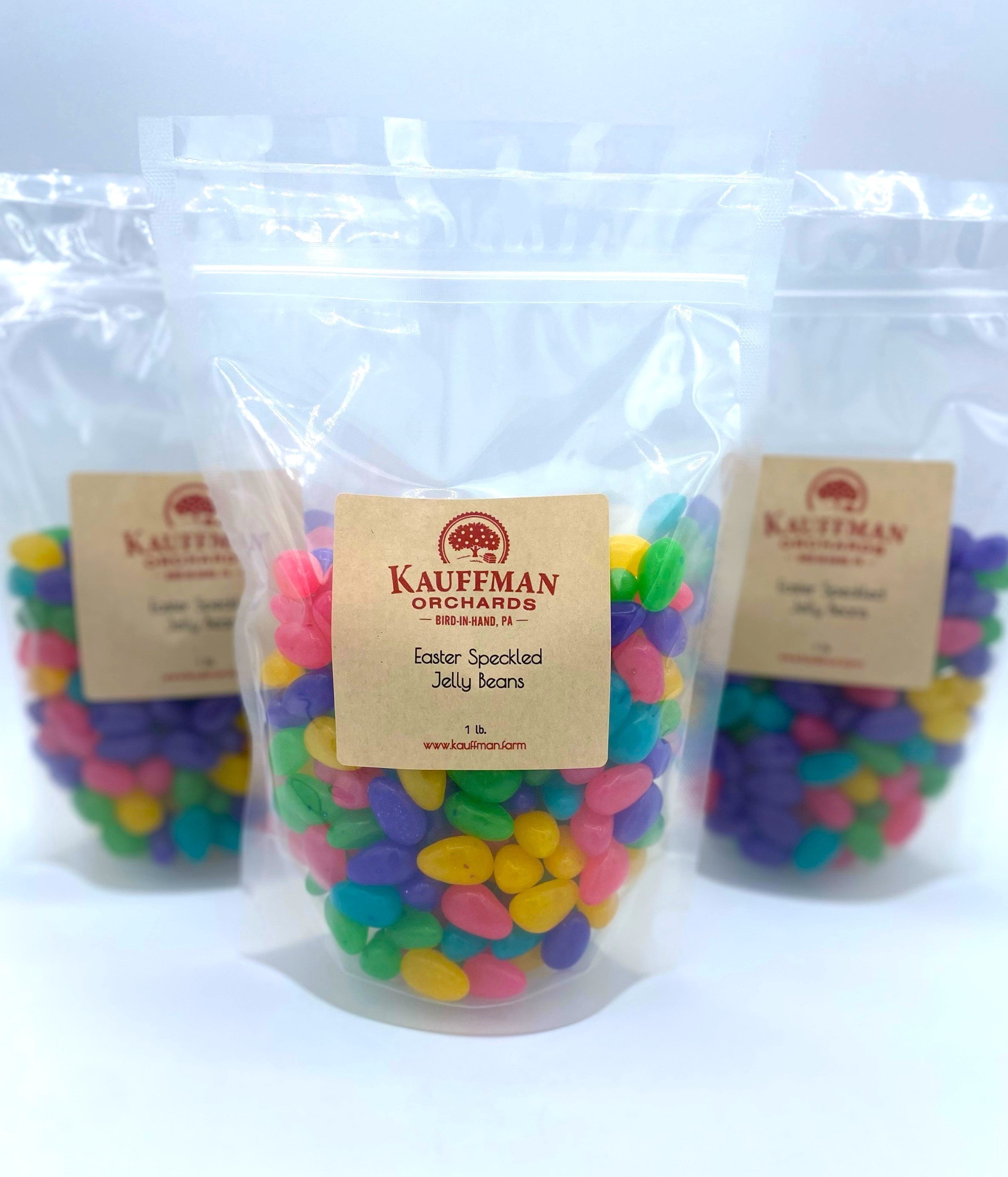 Kauffman Orchards Easter Speckled Jelly Beans, 1 Pound Bag Pack of 3