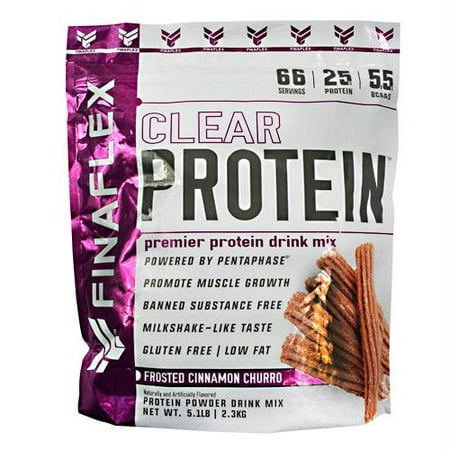 clear protein, premier protein drink mix, milkshake-like taste, for men and women of all ages, muscle growth and recovery, gluten-free, low fat (frosted cinnamon churro, 5 (The Best Food For Muscle Growth)