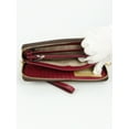 thumbnail image 6 of Jet Set Travel Logo Continental Wristlet- Brown and Purple, 6 of 6