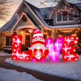 thumbnail image 4 of Decoraciones inflables para exteriores VIHOSE Love Gnome de 9 pies con LED, 4 of 6
