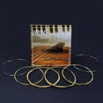 thumbnail image 2 of Acoustic Folk Guitar Strings Replacement Full Set 6pcs(.011-.052) Steel Core Copper Alloy Wound with End Ball Medium Tension, 2 of 7