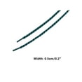 thumbnail image 3 of INSPIRE CHIC Two-Color Twill Dot Shoelaces, 2 Pairs of Striped Round Shoelaces for Martin Boots Black-Dark Cyan 120cm/47.2", 3 of 5