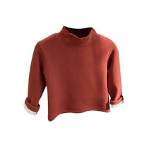 Jalioing Kids Fall Winter T Shirts Long Sleeve Mock Neck Fleece Lined Thermal Undershirt Boys Girl Comfy Baselayer