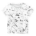 thumbnail image 4 of YYYTop Teen Girl Gifts Trendy Graphic Tees Cute Tops Shirts for Kids Short Sleeve Graphic T-Shirt Round Neck Crop Top for 3-14 Years Girls Boy T-Shirt Tee Boy Clothes Size 10 - 12 Summer Savings, 4 of 4