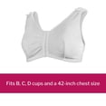 thumbnail image 3 of McKesson Post-Surgical Bra, Light Compression White, B / C / D, 42 in, 1 Ct, 3 of 9