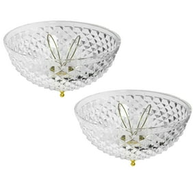 Evelots Ceiling Clip On Light Bulb Shade Lamp Dome Antique Diamond