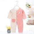 thumbnail image 2 of Vedolay Jumpsuit for Girls Baby Girl Autumn Boys Jumpsuits Long Sleeve Bodysuit Clotheset Pink,90, 2 of 5