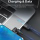 thumbnail image 3 of 1m USB to 8Pin Type-C Micro Rotatable Connector 3A Magnetic Charging Data Cable - Black, 3 of 5