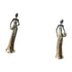 thumbnail image 5 of Estatua de dama tribal africana, figura coleccionable de resina para escritorio, adorno decorativo, ideal para el hogar, la oficina, estantes, regalo., 5 of 8