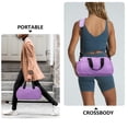 thumbnail image 4 of Bolsa de gimnasio Ineeatu pequeña de 14 pulgadas para mujeres y hombres, color morado claro, 4 of 7