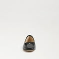 thumbnail image 3 of Sam Edelman Meadow Black Leather Slip On Squared Toe Bow Detailed Ballet Flats (Black Leather, 9), 3 of 7