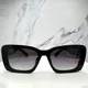 thumbnail image 2 of New MIU MIU Sunglasses Black Square Rectangular Gold Metal Authentic 53-18-135mm, 2 of 6