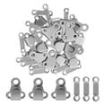 thumbnail image 1 of unbranded 20Ud Accesorios De Gancho Y Ojo Color Plata Con Invisible Para Ropa Y Faldas, 1 of 6