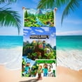 thumbnail image 1 of Minecraft Adventure Towel – Game Print, Microfiber, 28x55 Inches, 1 of 3