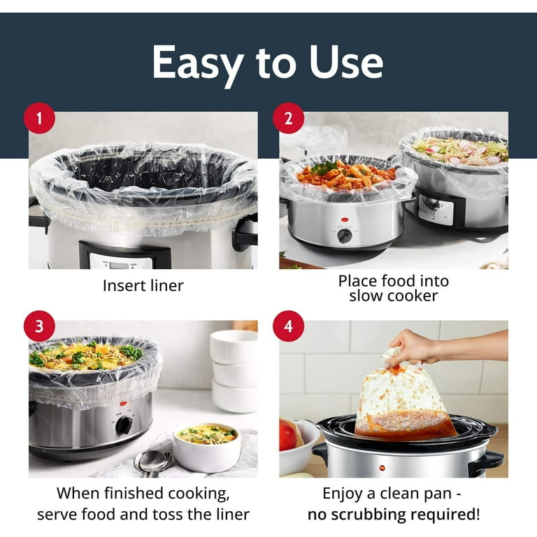 PanSaver 4-Pack Sure Fit Slow Cooker Liners - 600080