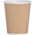 thumbnail image 5 of Genuine Joe Ripple Hot Cups, 8 Oz, Brown, Pack Of 25, 5 of 8