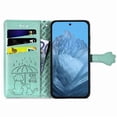 thumbnail image 3 of Étui Rabattable pour FOXDOCK Google Pixel 9/9 Pro, Chat et Chien en Cuir PU Embossé avec Fentes pour Cartes, Support, 3 of 6