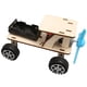 thumbnail image 1 of Kit de experimentos científicos que puedes hacer tú mismo, coche de madera propulsado por viento par, 1 of 2