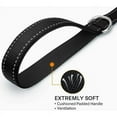 thumbnail image 6 of Reflective Dog Leash and Collar Set, Nylon Dogs Leashes Adjustable Dog Collar Heavy Duty Padded Handle Dog Leash for Small Medium Large Dogs Walking Training M Size(Black), 6 of 7