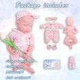 thumbnail image 3 of Muñeca renacida de silicona YaluoQian, reducción realista de 1:1, 3 of 6