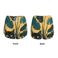 thumbnail image 3 of Rateoe Cat Hiding In Potted Plants Printed 2 in 1 Women's Workout Shorts for Athletic Gym Running Shorts with Phone Pockets-XX-Large, 3 of 7
