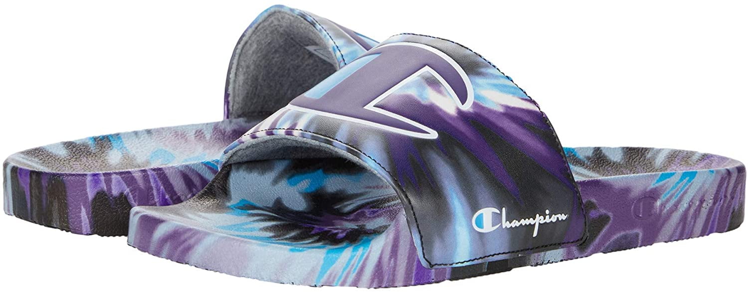 champion cloud dye slippers