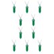 thumbnail image 1 of Sonducket Hexágono Columna Encanto Mujeres Colgantes Colgantes Amuletos de cristal puntiagudos para DIY Cadena Llaveros Decoraciones Verde Verde 10piezas Sonducket CBP468238, 1 of 4