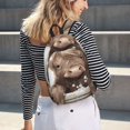thumbnail image 5 of Balery Cute Cow Bath Mochila Clásica Impresa Básica para Viaje, Mochila Escolar Resistente al Agua, Mochila de Lona con Correas Ajustables-Small, 5 of 5