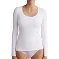 thumbnail image 2 of Emmalise Women’s Long Sleeve Scoop Neck Fitted Top Neutral Multipack 2 S, 2 of 4