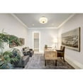 thumbnail image 5 of Z-Lite 220SF3-HBR Arlington 15 Inch Flush Mount Ceiling Light, Brass, 5 of 5