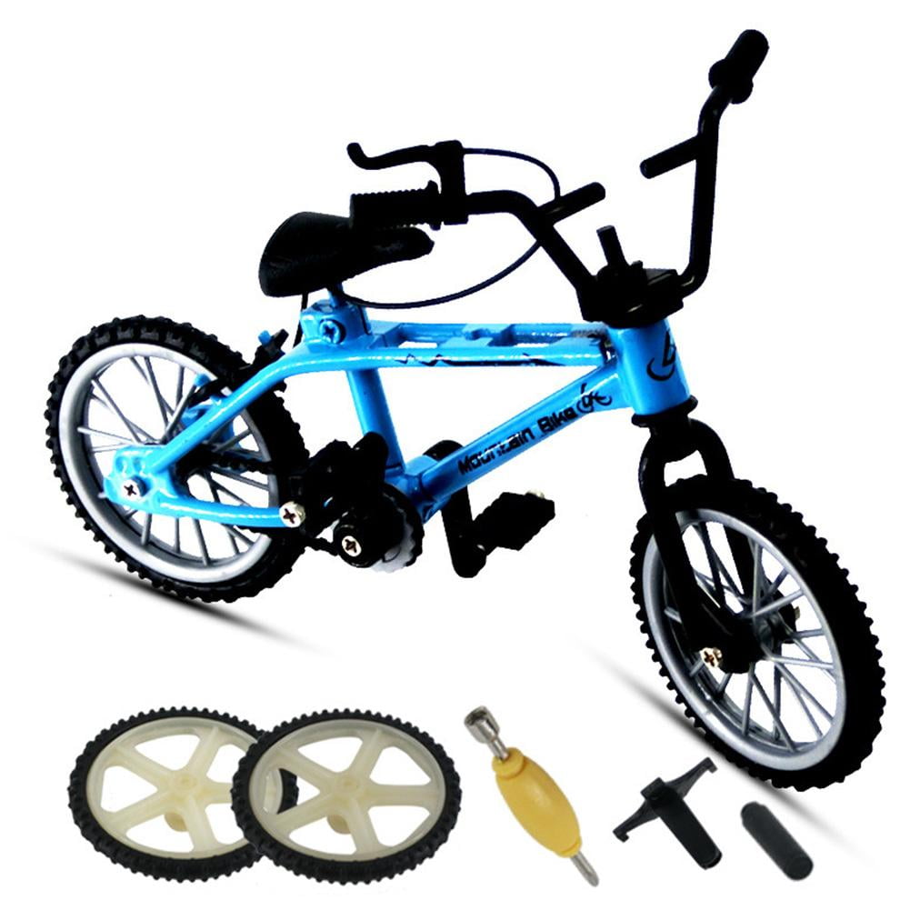 Finger Bike with 2 Replacement Wheels and 3 Tools Mini Finger Bikes Set