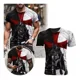 thumbnail image 1 of Camiseta De Nanga Corta Hombre Moda Retro Guerrero Medieval, 1 of 8
