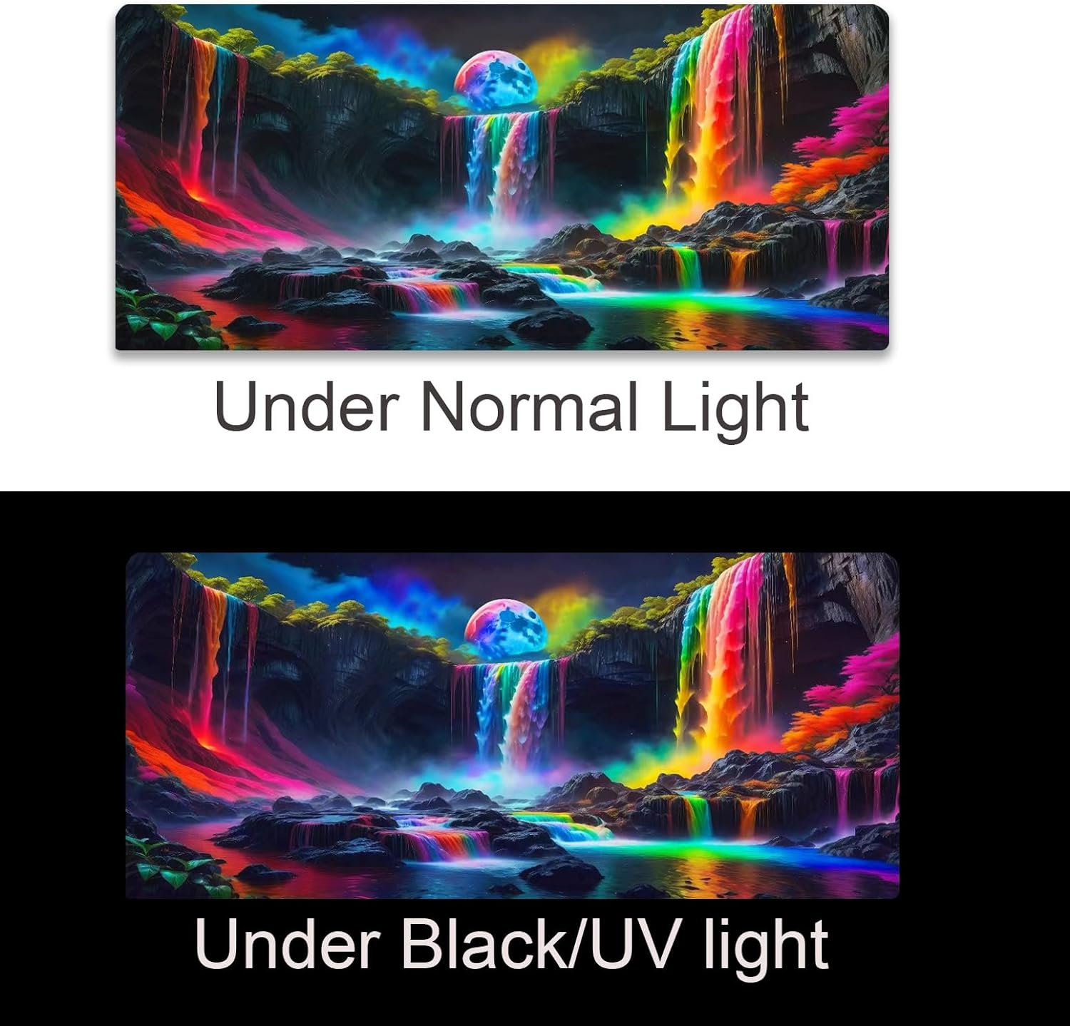 Simpkeely Large Glow-in-the-Dark Gaming Mouse Pad photo 6