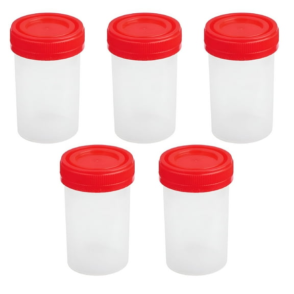 ACDANC 5PCS 60ML CUPS CONTAINERS STERILE JARS LEAKPROOF
