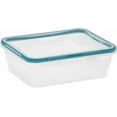 thumbnail image 4 of Plastic Food Storage Containers Set, Leakproof & Airtight Locking Lids Rectangular Tupperware, Non-Toxic BPA-Free Lids, Microwave Dishwasher Freezer Safe, 4 of 10