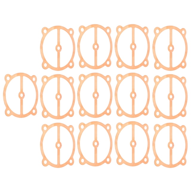 Cylinder Gasket,10Pcs Air Compressor Gasket Air Compressor Gasket Metal Valve Plate Superior Craftsmanship