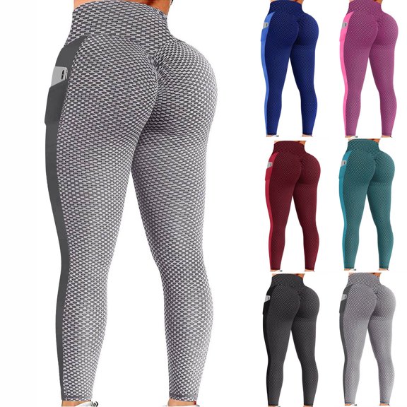 Utoimkio High Waisted Yoga Leggings for Women Summer Tummy Control Workout Athletic Running Yoga Pants for Women